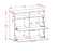 Sideboard Cosma, Java Maß ( 92x79x35cm) - Stil.Zeit Möbel GmbH