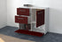 Sideboard Deanna, Rot Offen ( 92x79x35cm) - Stil.Zeit Möbel GmbH