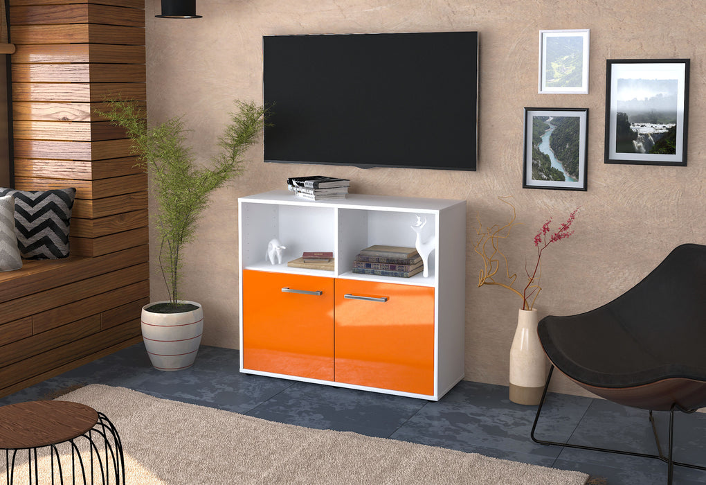 Sideboard Camilla, Orange Seite ( 92x79x35cm) - Stil.Zeit Möbel GmbH