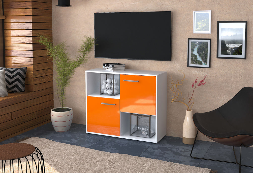 Sideboard Caralina, Orange Seite ( 92x79x35cm) - Stil.Zeit Möbel GmbH