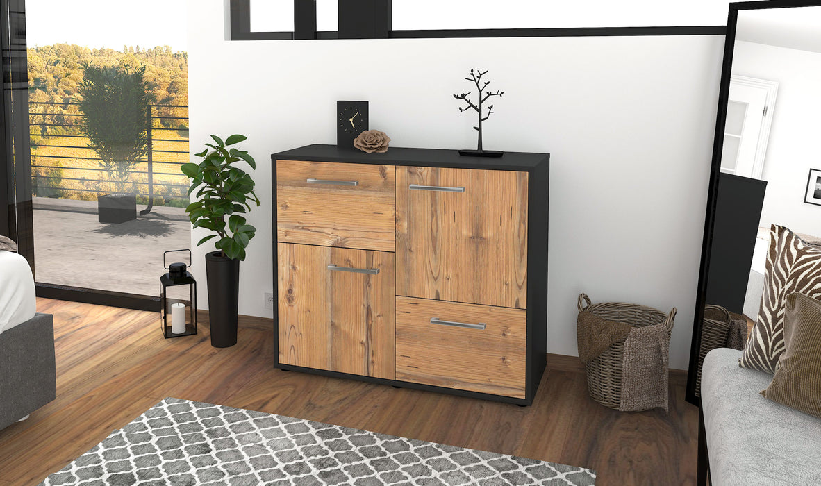 Sideboard Carla, Pinie Seite ( 92x79x35cm) - Stil.Zeit Möbel GmbH