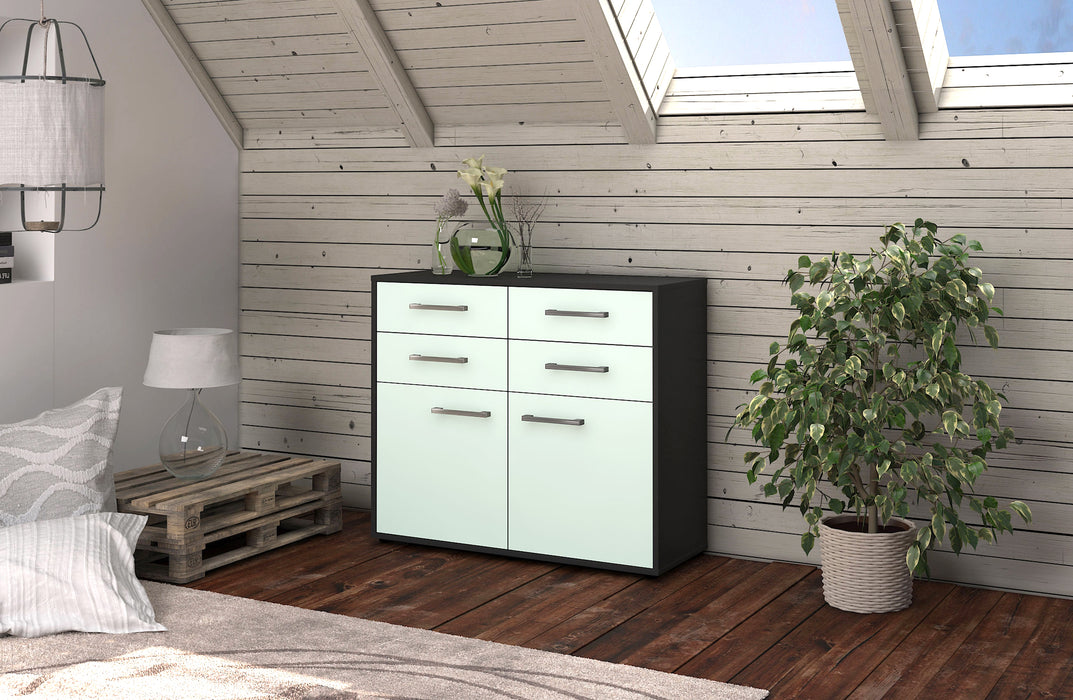 Sideboard Celia, Mint Seite ( 92x79x35cm) - Stil.Zeit Möbel GmbH