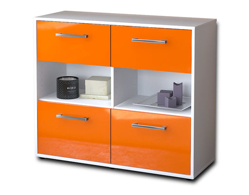 Sideboard Carmen, Orange Studio (92x79x35cm) - Stil.Zeit Möbel GmbH