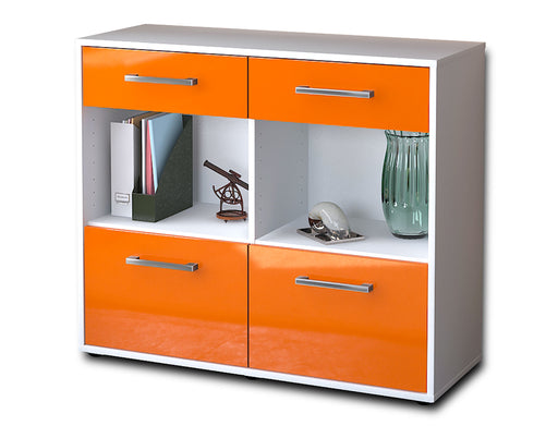 Sideboard Christina, Orange Studio (92x79x35cm) - Stil.Zeit Möbel GmbH