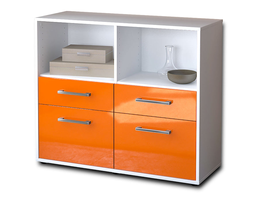 Sideboard Christine, Orange Studio (92x79x35cm) - Stil.Zeit Möbel GmbH
