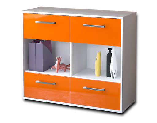 Sideboard Daniela, Orange Studio (92x79x35cm) - Stil.Zeit Möbel GmbH
