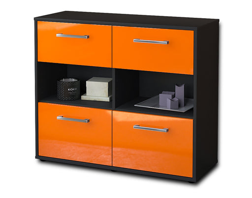 Sideboard Carmen, Orange Studio (92x79x35cm) - Stil.Zeit Möbel GmbH