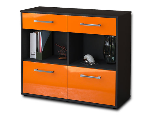 Sideboard Christina, Orange Studio (92x79x35cm) - Stil.Zeit Möbel GmbH
