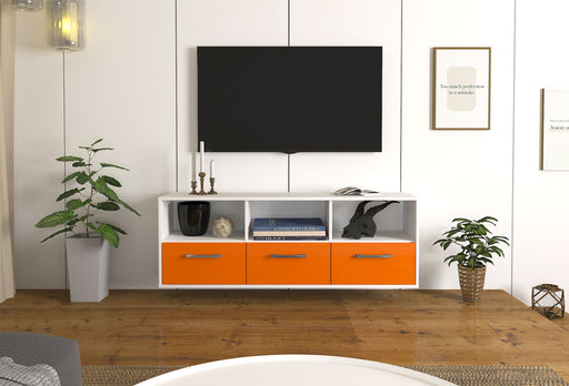 Lowboard Las Vegas, Orange Front ( 136x49x35cm) - Dekati GmbH
