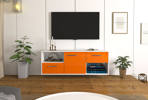 Lowboard Louisville, Orange Front ( 136x49x35cm) - Dekati GmbH