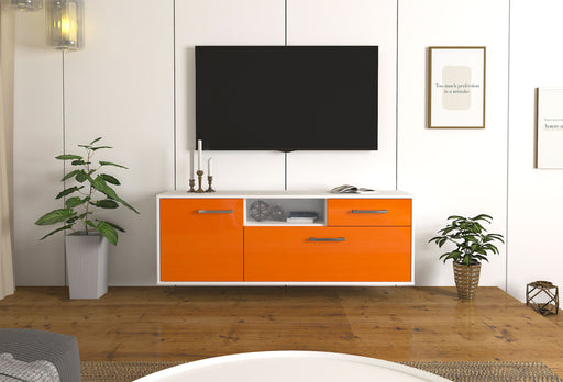 Lowboard Atlanta, Orange Front ( 136x49x35cm) - Dekati GmbH