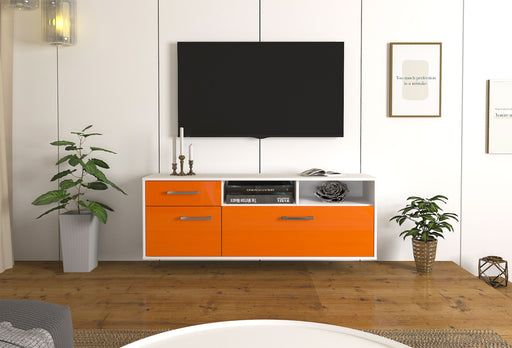 Lowboard Albuquerque, Orange Front ( 136x49x35cm) - Dekati GmbH