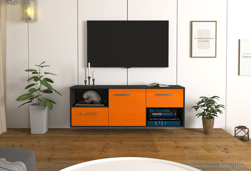 Lowboard Louisville, Orange Front (136x49x35cm) - Dekati GmbH
