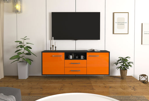 Lowboard Tucson, Orange Front (136x49x35cm) - Dekati GmbH
