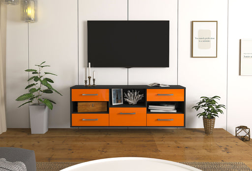 Lowboard Santa Ana, Orange Front (136x49x35cm) - Dekati GmbH