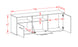 Lowboard Miami, Beton Maß ( 136x49x35cm) - Dekati GmbH