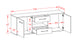 Lowboard Tampa, Beton Maß ( 136x49x35cm) - Dekati GmbH