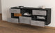 Lowboard Santa Ana, Beton Offen (136x49x35cm) - Dekati GmbH