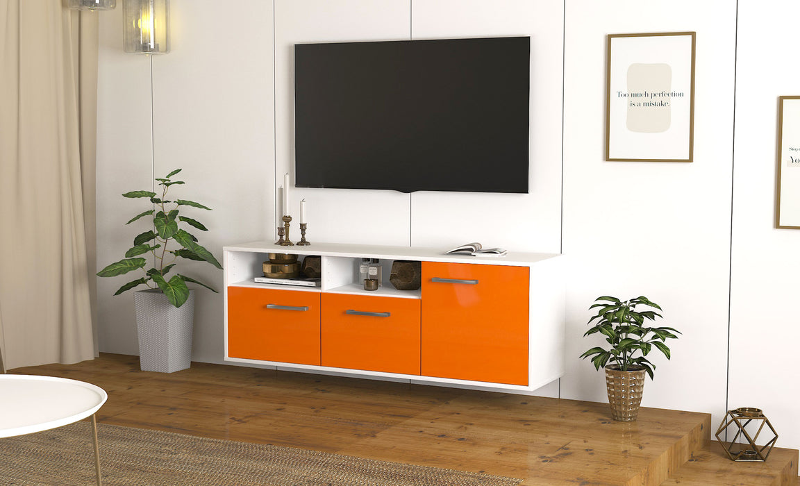 Lowboard Miami, Orange Seite ( 136x49x35cm) - Dekati GmbH