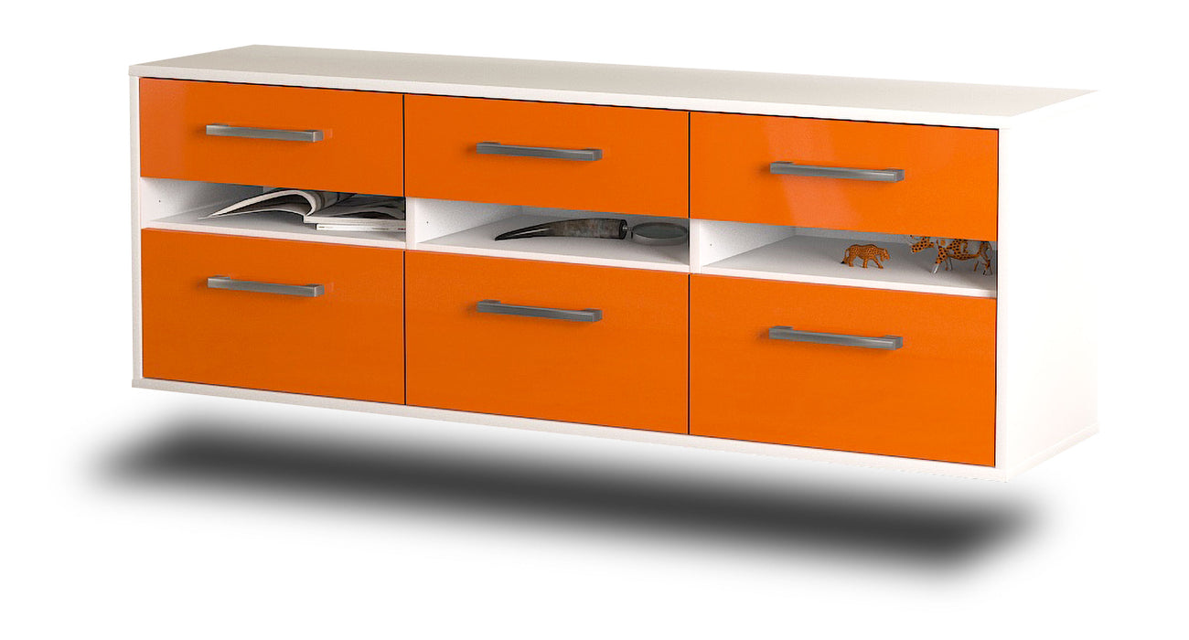 Lowboard Raleigh, Orange Studio ( 136x49x35cm) - Dekati GmbH