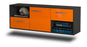 Lowboard Louisville, Orange Studio (136x49x35cm) - Dekati GmbH