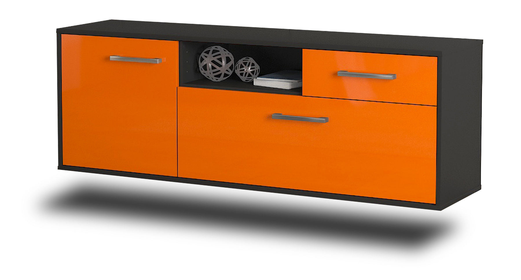 Lowboard Atlanta, Orange Studio (136x49x35cm) - Dekati GmbH