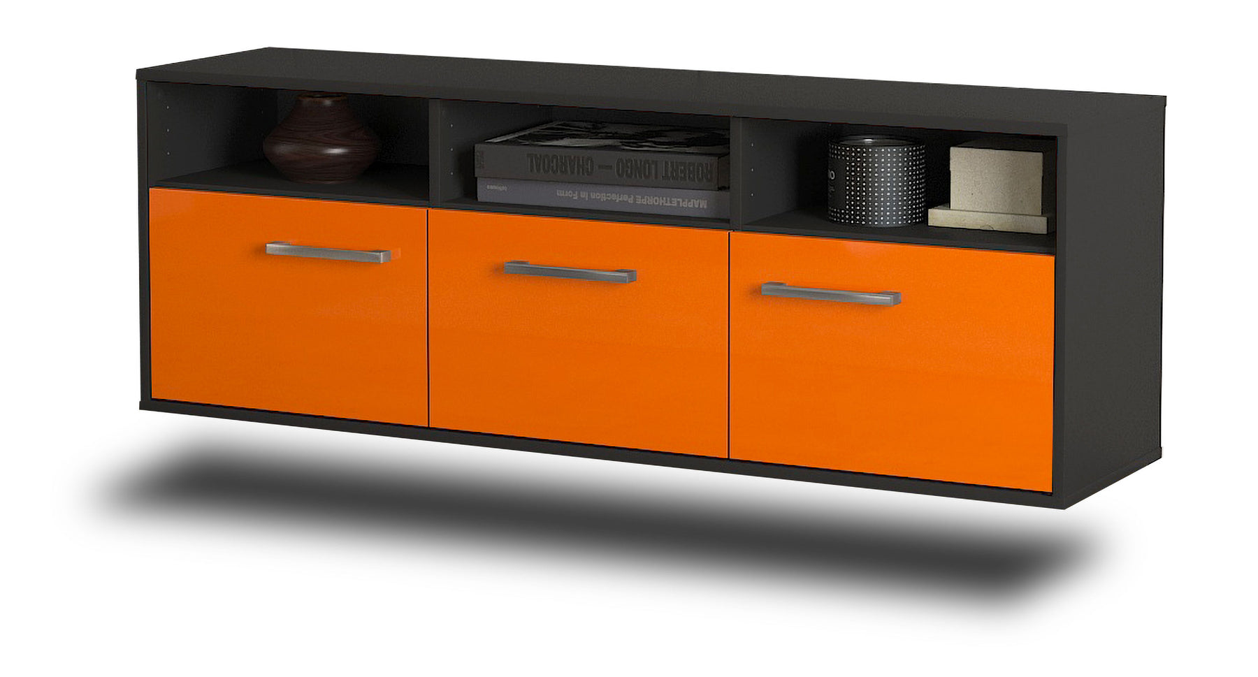 Lowboard Kansas City, Orange Studio (136x49x35cm) - Dekati GmbH