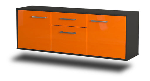 Lowboard Cleveland, Orange Studio (136x49x35cm) - Dekati GmbH