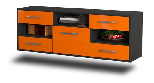 Lowboard St. Louis, Orange Studio (136x49x35cm) - Dekati GmbH