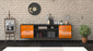 Lowboard Norfolk, Orange Front (180x49x35cm) - Dekati GmbH