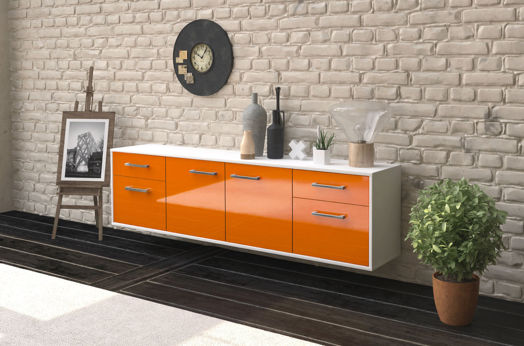 Lowboard Madison, Orange Seite (180x49x35cm) - Dekati GmbH