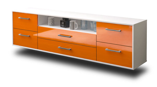 Lowboard Fort Wayne, Orange Studio (180x49x35cm) - Dekati GmbH