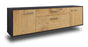 Lowboard Aurora, Eiche Studio (180x49x35cm) - Dekati GmbH