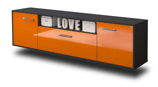 Lowboard Pittsburgh, Orange Studio (180x49x35cm) - Dekati GmbH