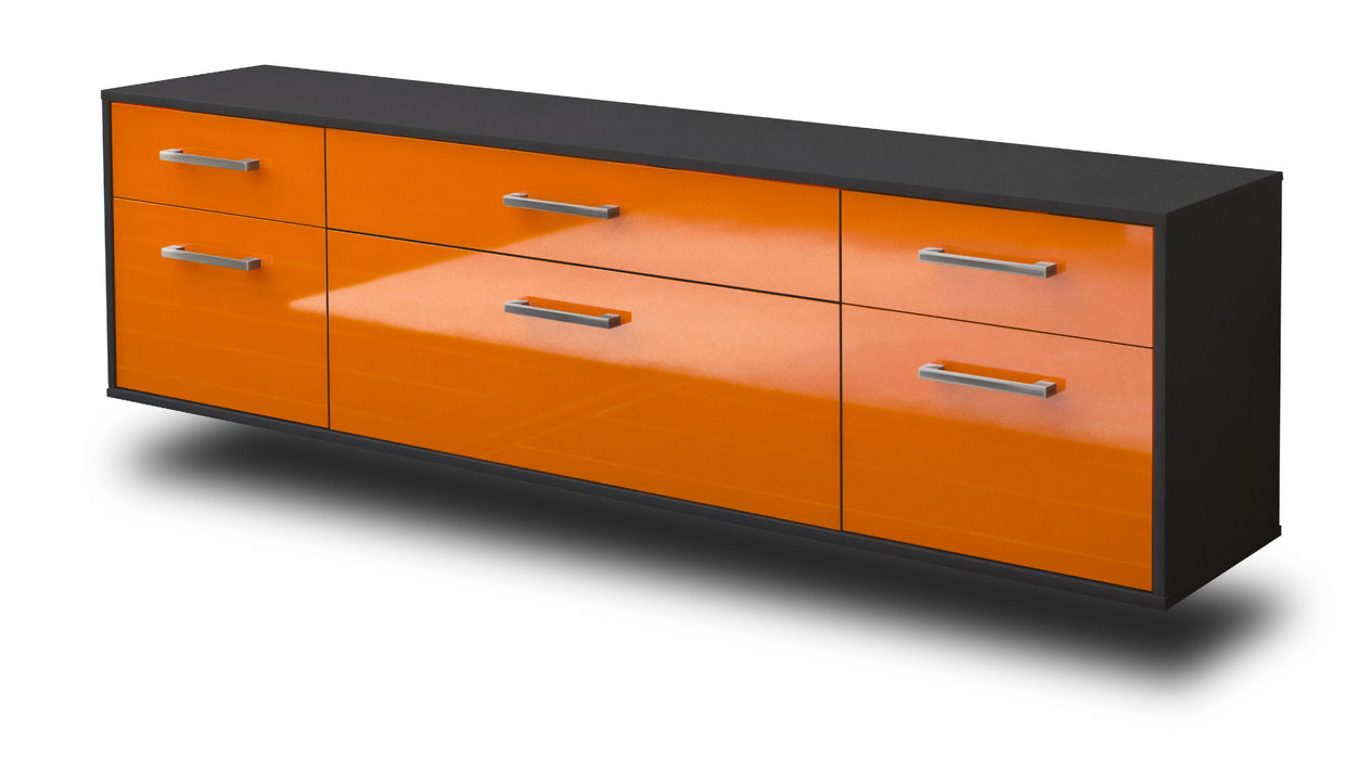 Lowboard Baton Rouge, Orange Studio (180x49x35cm) - Dekati GmbH