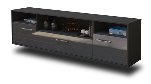 Lowboard Winston-Salem, Grau Studio (180x49x35cm) - Dekati GmbH