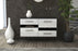 Lowboard hängend mit Griffen Boston, Weiß Front ( 92x49x35cm) - Stil.Zeit Möbel GmbH