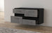 Lowboard hängend mit Griffen Boston, Beton Offen ( 92x49x35cm) - Stil.Zeit Möbel GmbH