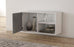 Lowboard hängend mit Griffen Los Angeles, Beton Offen ( 92x49x35cm) - Stil.Zeit Möbel GmbH