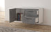 Lowboard hängend mit Griffen Chicago, Beton Offen ( 92x49x35cm) - Stil.Zeit Möbel GmbH