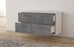Lowboard hängend mit Griffen Philadelphia, Beton Offen ( 92x49x35cm) - Stil.Zeit Möbel GmbH