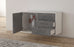 Lowboard hängend mit Griffen Fort Worth, Beton Offen ( 92x49x35cm) - Stil.Zeit Möbel GmbH