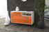 Lowboard hängend mit Griffen Memphis, Orange Seite ( 92x49x35cm) - Stil.Zeit Möbel GmbH