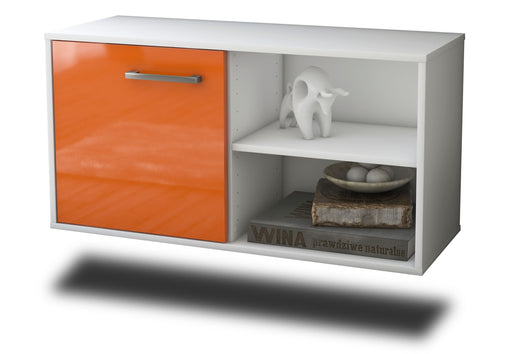 Lowboard hängend mit Griffen Los Angeles, Orange Studio ( 92x49x35cm) - Stil.Zeit Möbel GmbH