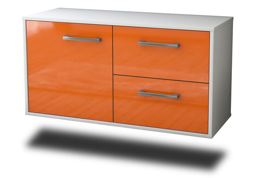 Lowboard hängend mit Griffen Chicago, Orange Studio ( 92x49x35cm) - Stil.Zeit Möbel GmbH