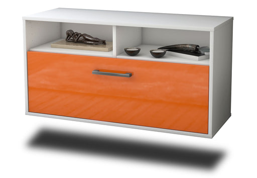Lowboard hängend mit Griffen Dallas, Orange Studio ( 92x49x35cm) - Stil.Zeit Möbel GmbH