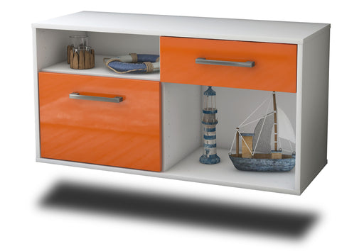 Lowboard hängend mit Griffen San Francisco, Orange Studio ( 92x49x35cm) - Stil.Zeit Möbel GmbH
