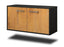 Lowboard hängend mit Griffen New York City, Eiche Studio (92x49x35cm) - Stil.Zeit Möbel GmbH