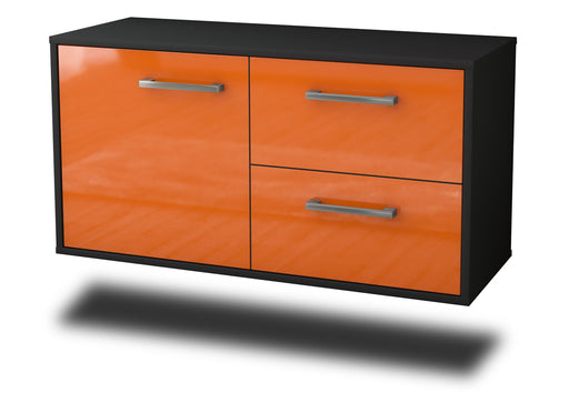Lowboard hängend mit Griffen Chicago, Orange Studio (92x49x35cm) - Stil.Zeit Möbel GmbH