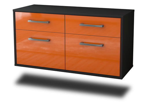 Lowboard hängend mit Griffen Austin, Orange Studio (92x49x35cm) - Stil.Zeit Möbel GmbH